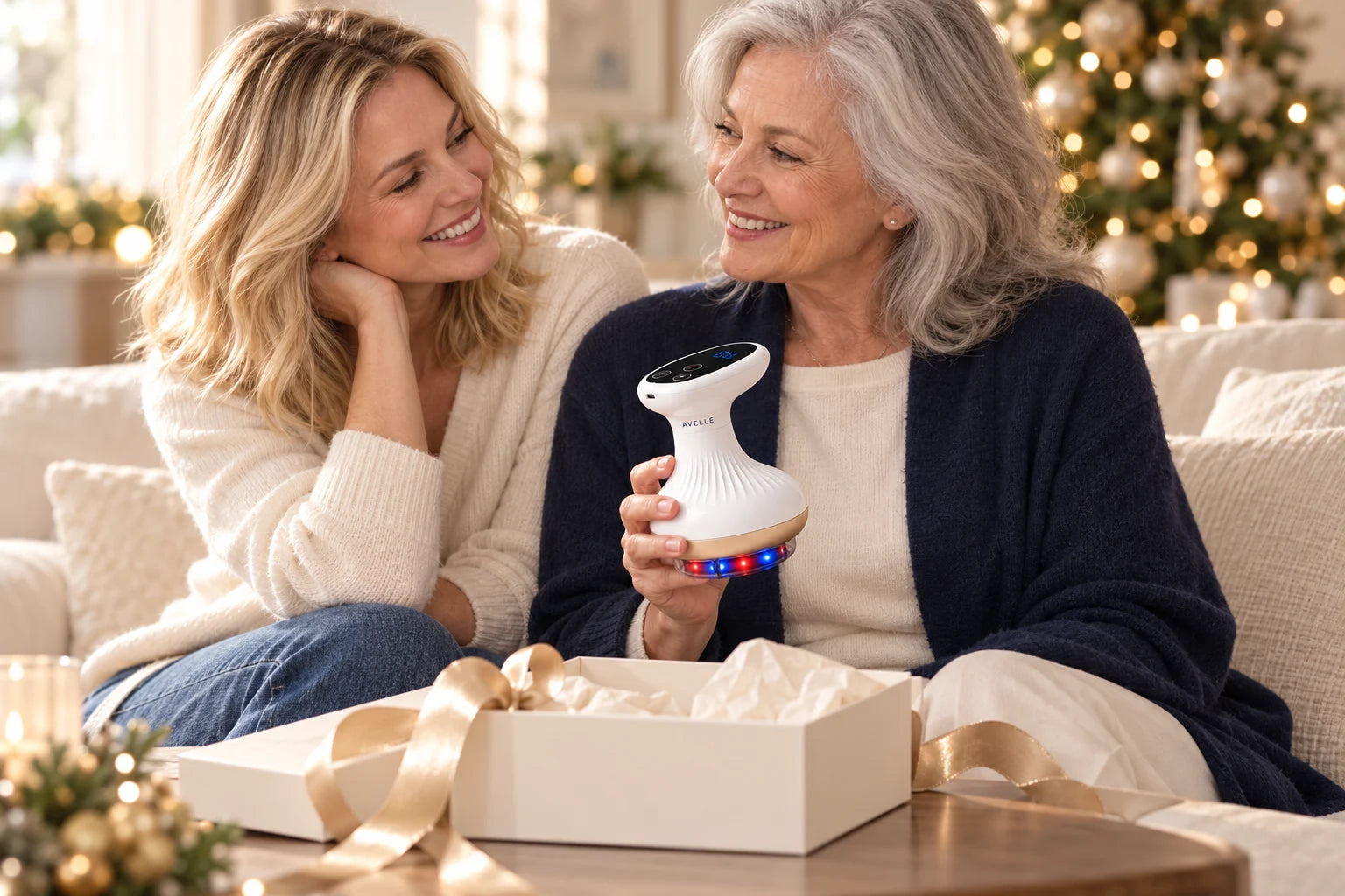 Sharing a thoughtful AVELLE self-care gift with someone you love
